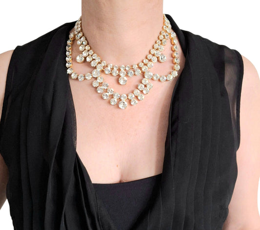 Vintage Yves Saint Laurent Rives Gauche Necklace