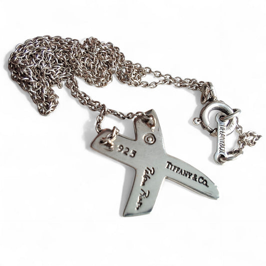 Preloved Vintage Tiffany & Co Paloma Picasso Graffiti X Pendant Necklace