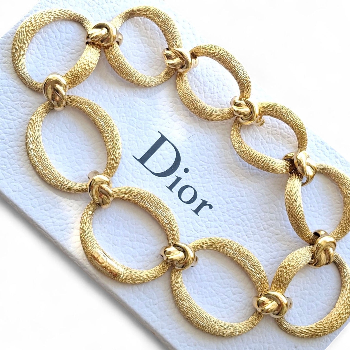 Vintage Christian Dior Oval Link Necklace