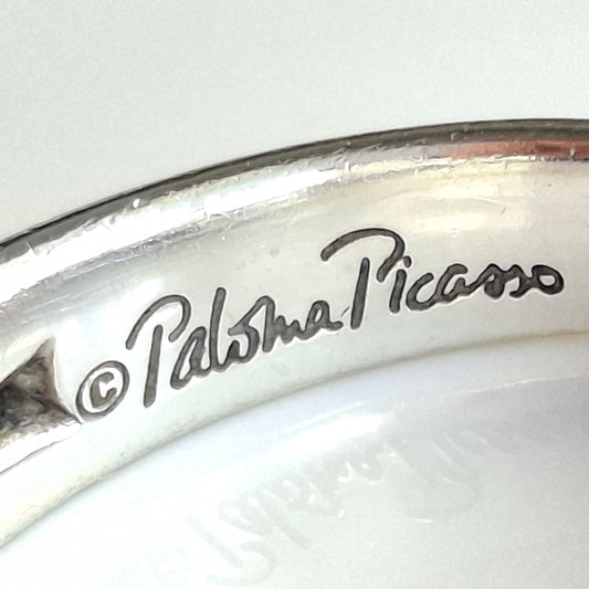 Preloved Vintage Tiffany & Co Tenderness Double Heart Ring by Paloma Picasso