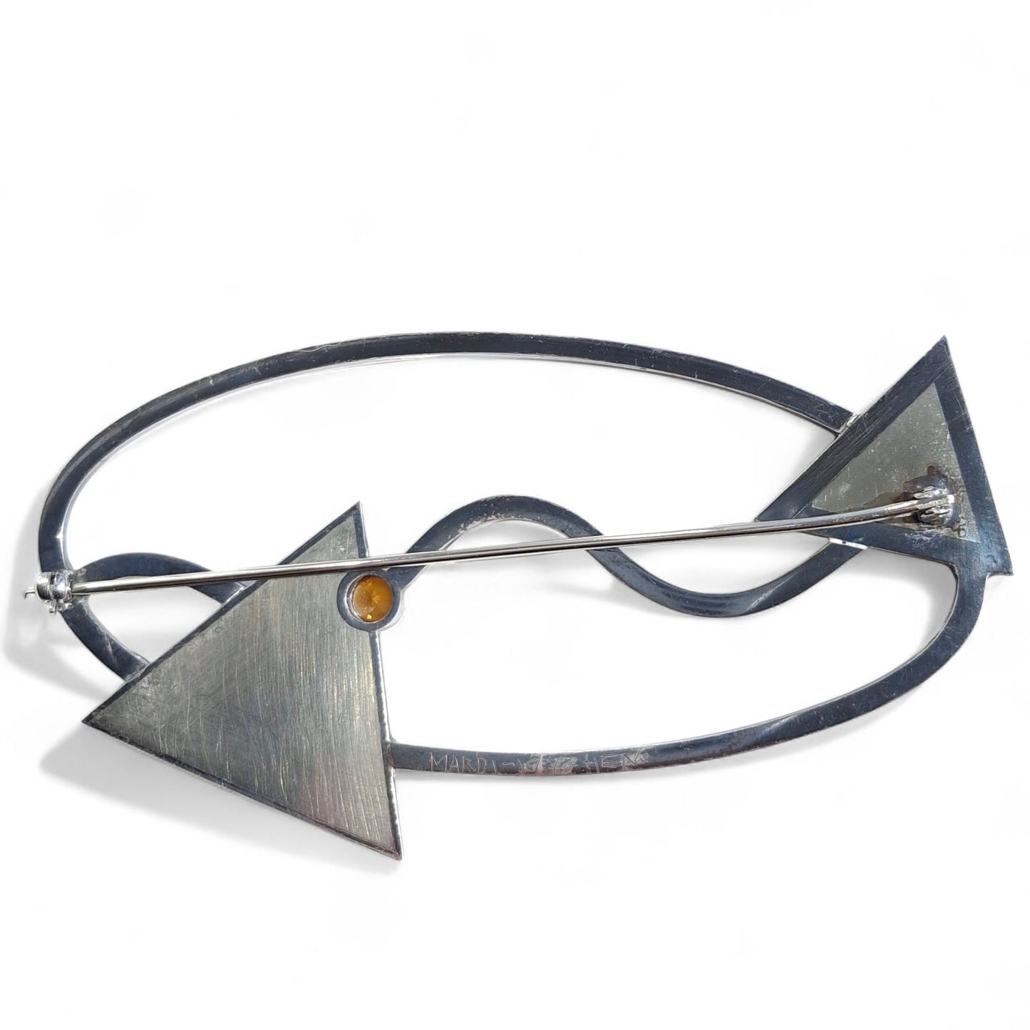 Vintage 1980s Memphis Pin Brooch by Mardi Jo Cohen