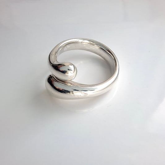 Vintage Elsa Peretti Sterling Silver Teardrop Ring