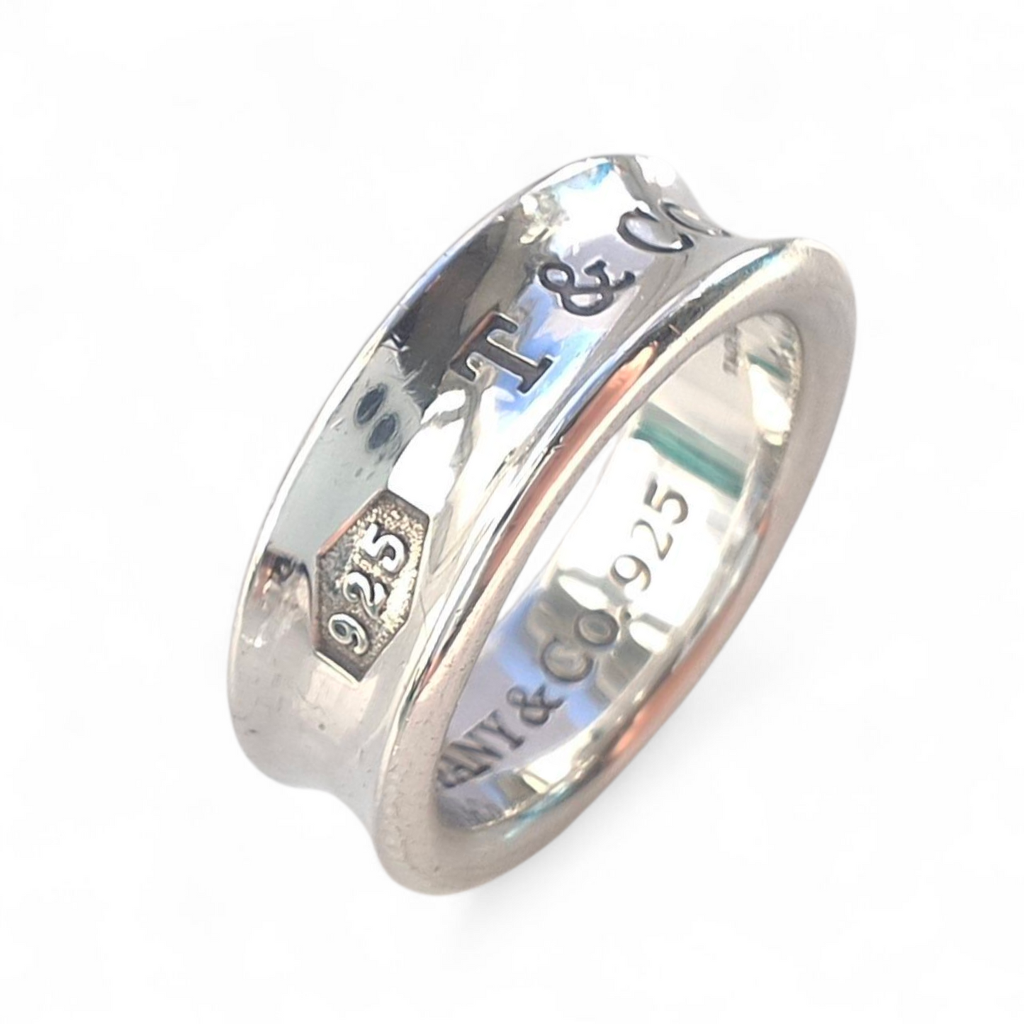 Tiffany & Co. 1837 Hallmarked Sterling Silver Band Ring Size M