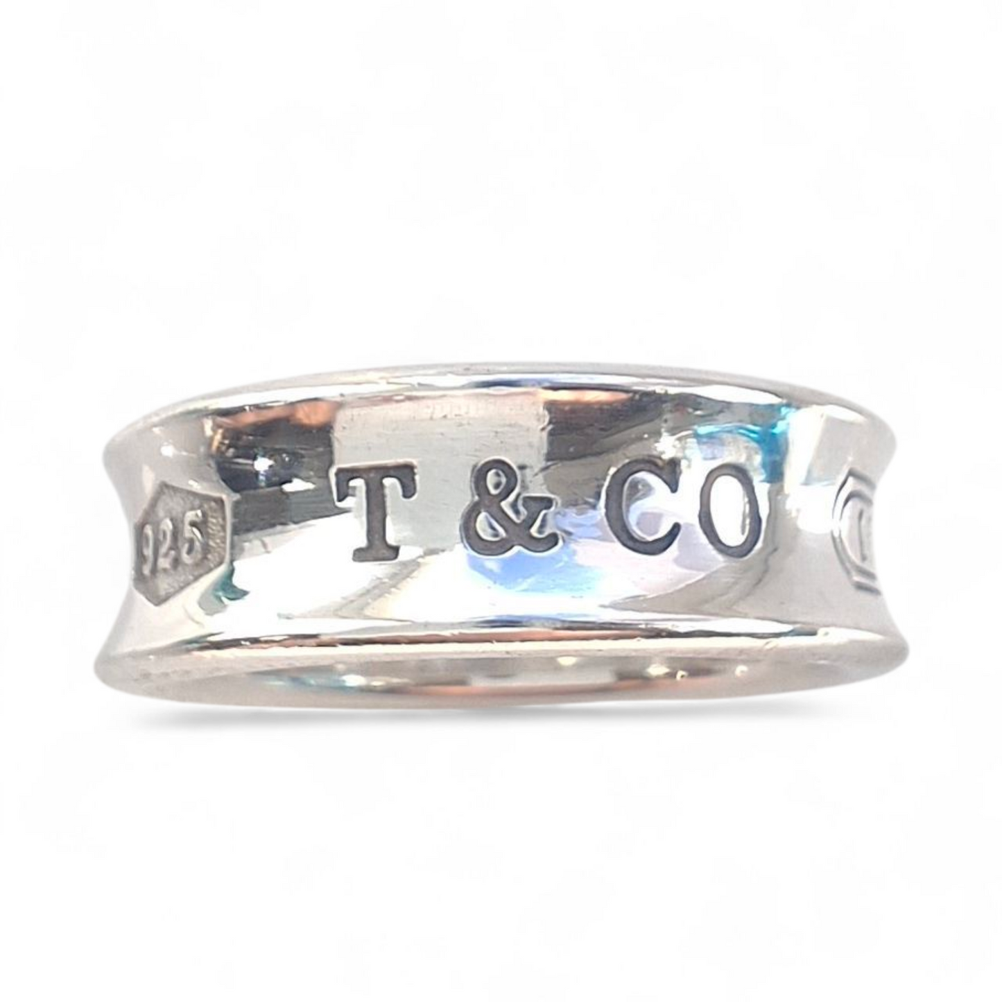 Tiffany & Co. 1837 Hallmarked Sterling Silver Band Ring Size M