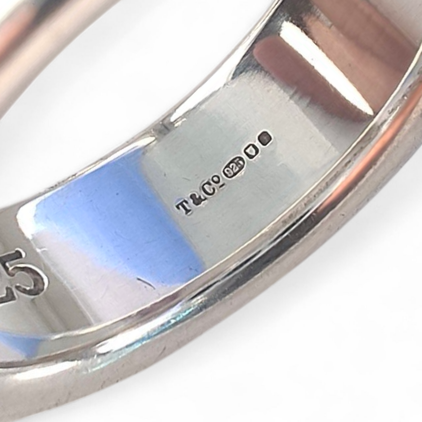Tiffany & Co. 1837 Hallmarked Sterling Silver Band Ring Size M