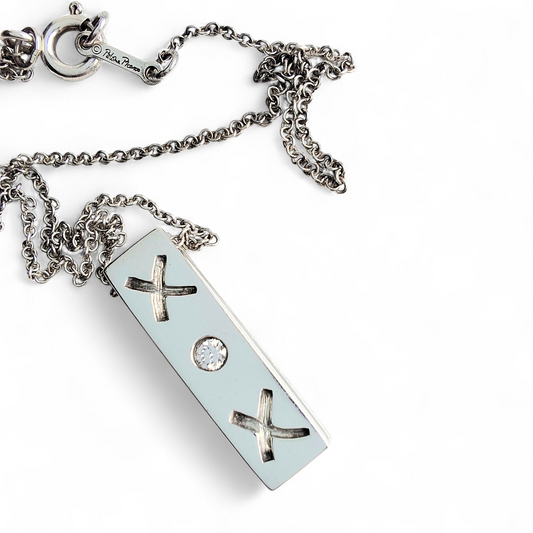 Paloma Picasso Graffiti X Diamond Pendant Necklace