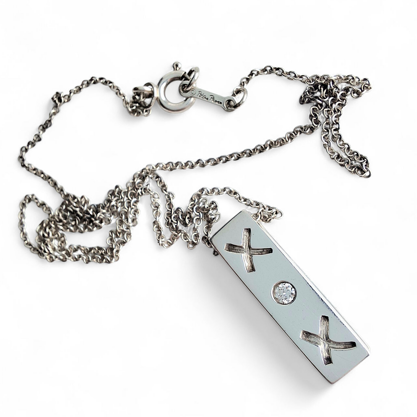 Paloma Picasso Graffiti X Diamond Pendant Necklace