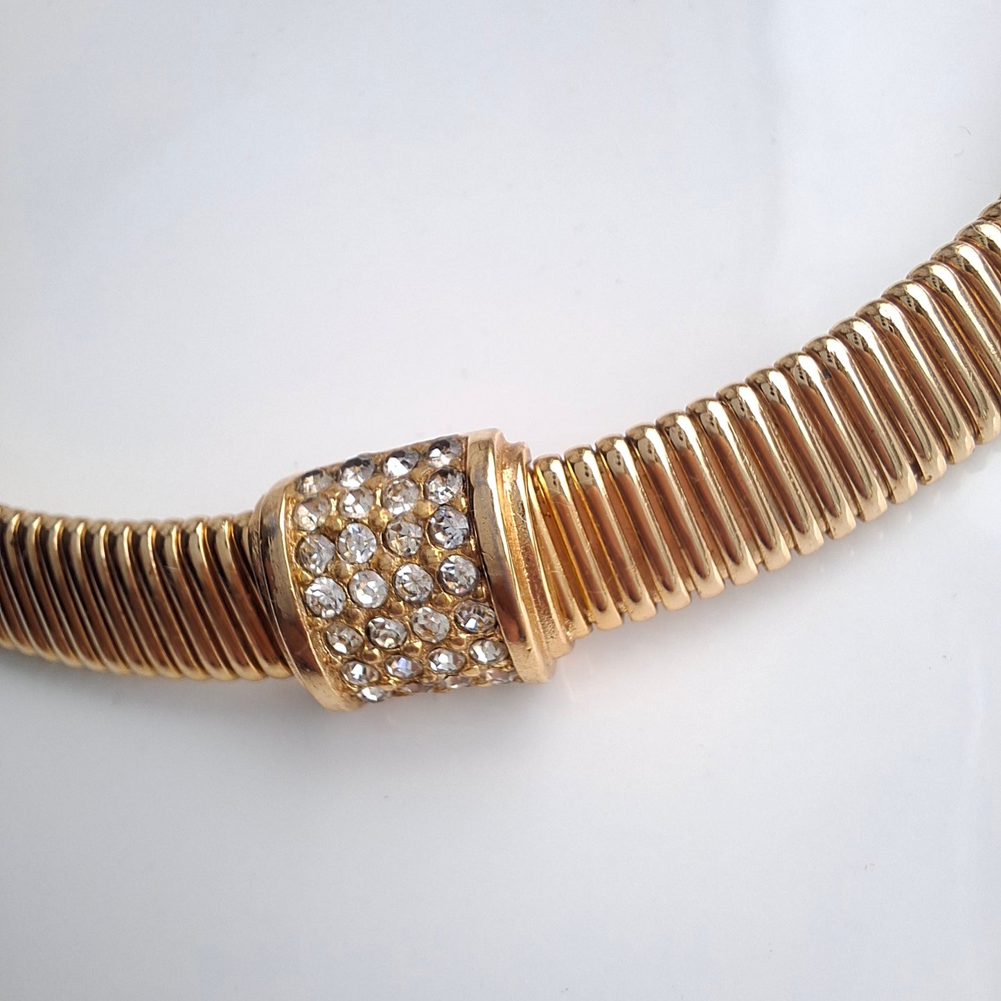 Vintage Christian Dior Omega Necklace