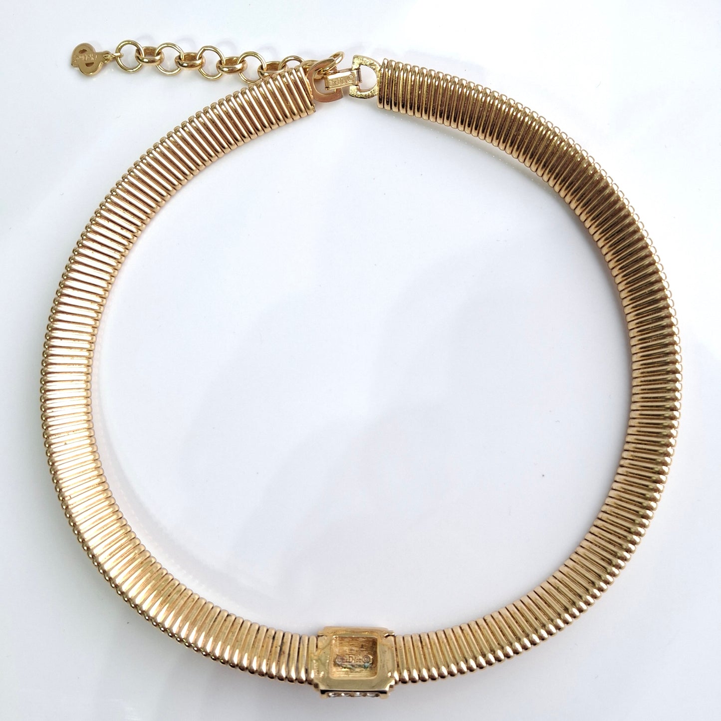 Vintage Christian Dior Omega Necklace