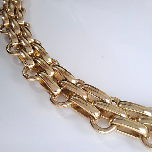 Vintage Christain Dior Fancy Link Necklace