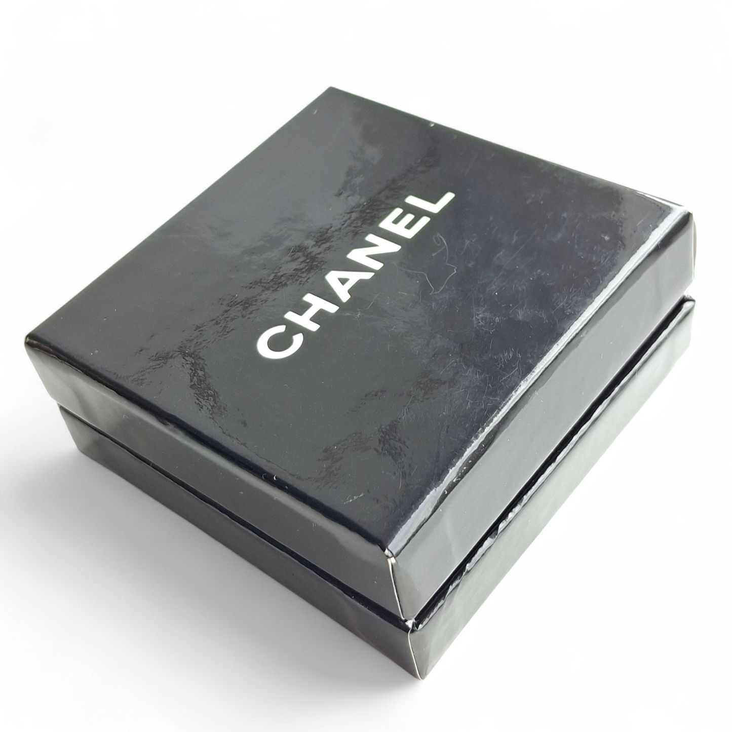 Vintage 1980s Gold Plated Faux Pearl Chanel Earrings