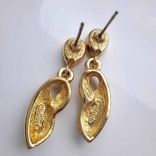 Vintage Christian Dior Dangle Earrings