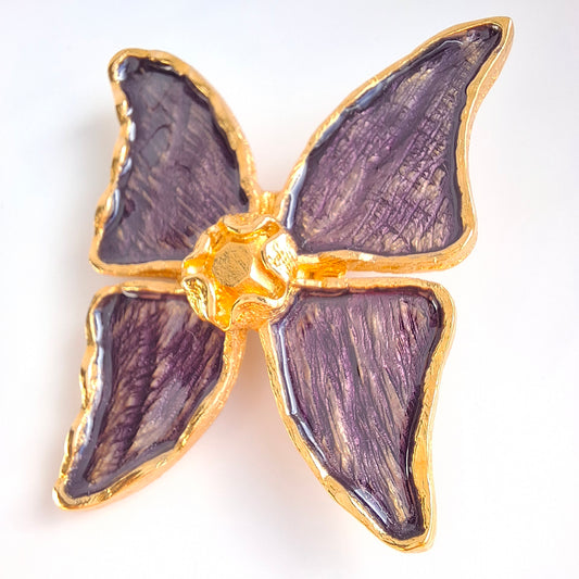Vintage Yves Saint Laurent Butterfly Brooch