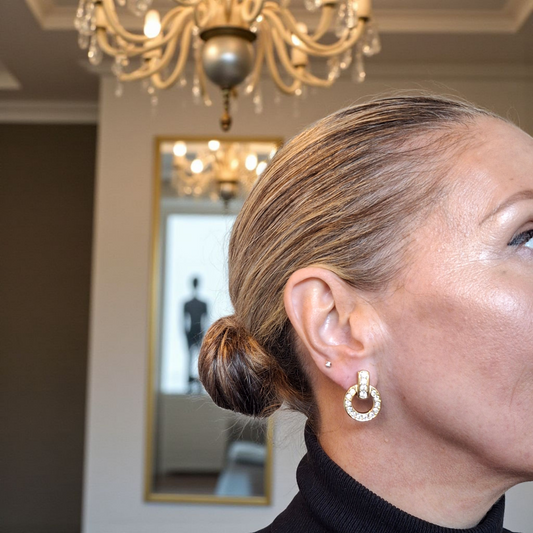 Christian Dior Crystal Earrings