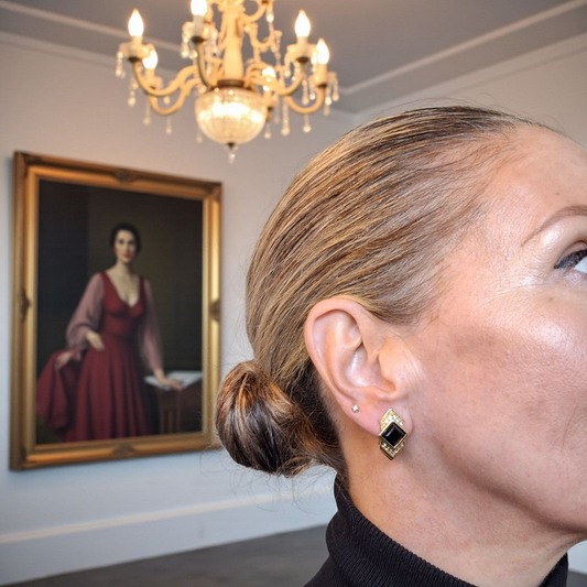 Vintage Deco Christian Dior Earrings