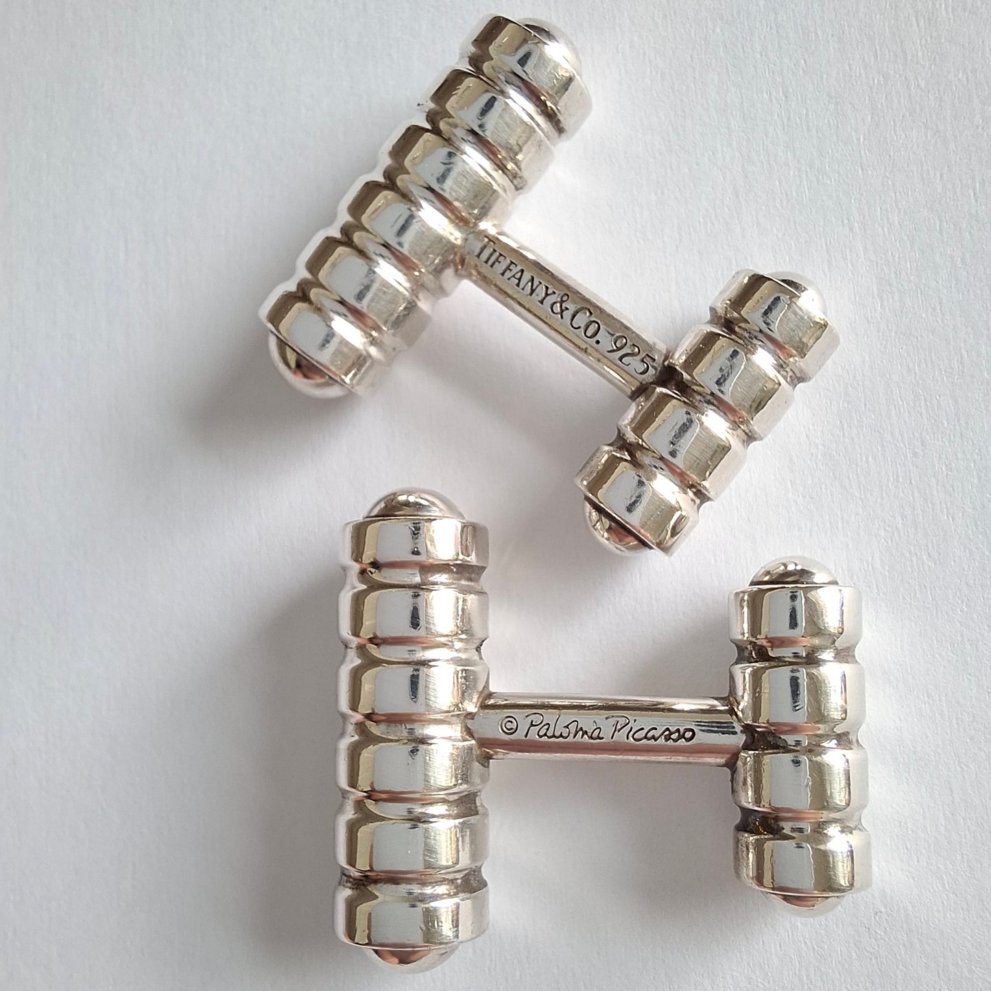 Vintage Paloma Picasso Tiffany & Co 925 Sterling Silver Cufflinks
