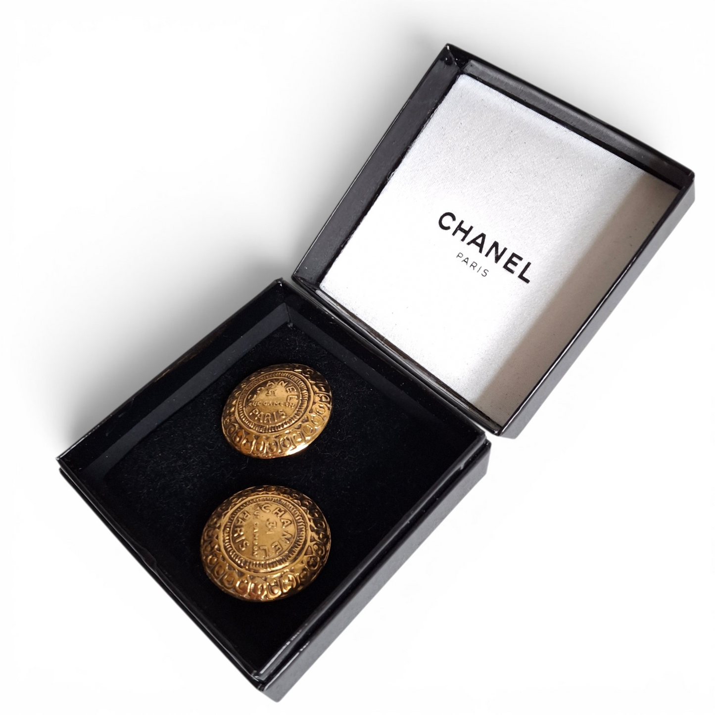 Vintage 31 Rue Cambon Paris Earrings by Chanel