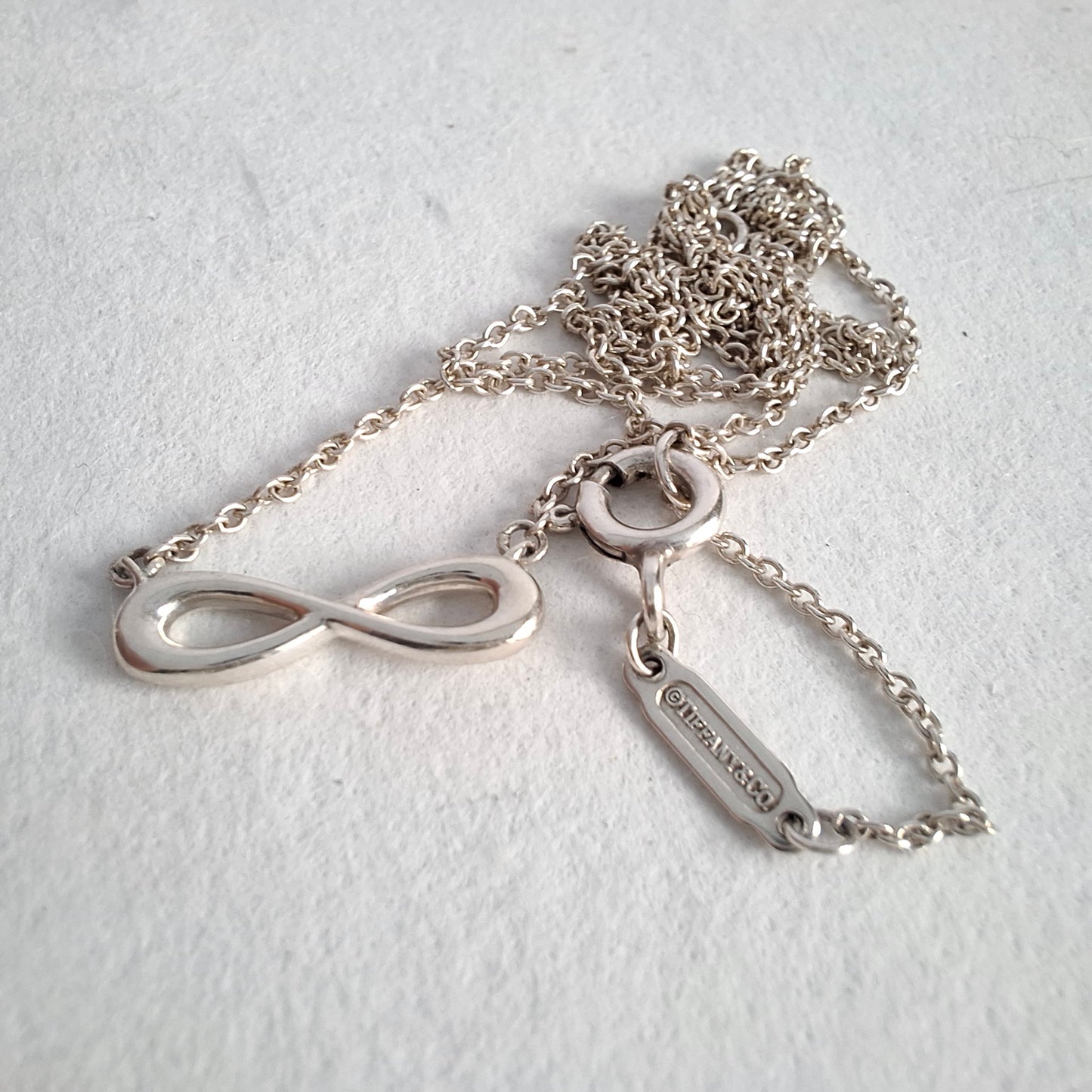 Tiffany & Co Infinity Necklace in Sterling Silver