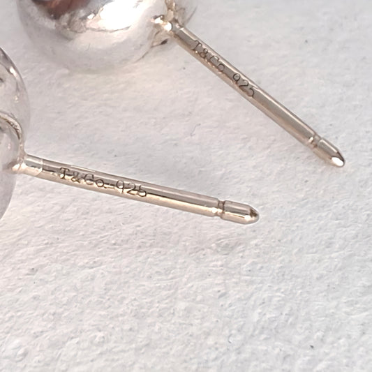 Tiffany & Co Sterling Silver Knot Earrings