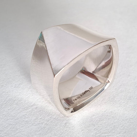 Tiffany & Co Frank Gehry Wide Band Torque Ring in Sterling Silver