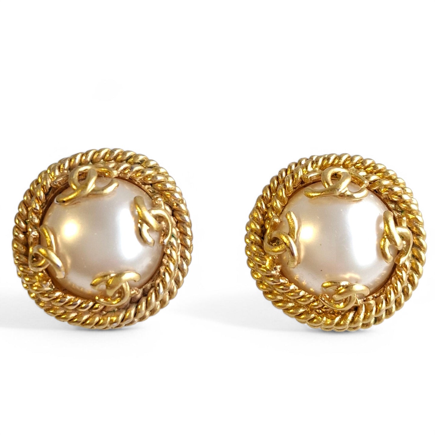 Vintage Chanel Pearl Earrings