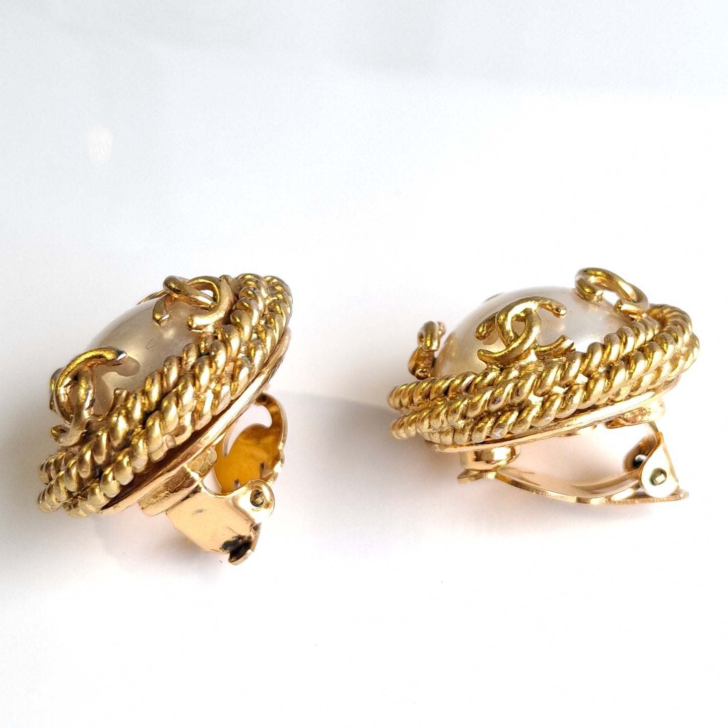 Vintage Chanel Pearl Earrings