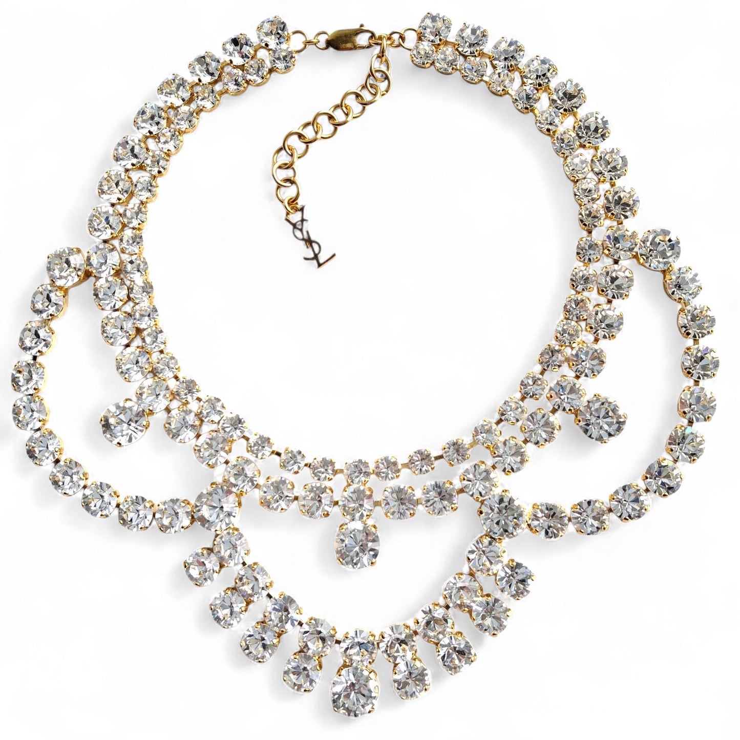 Vintage Yves Saint Laurent Rives Gauche Necklace