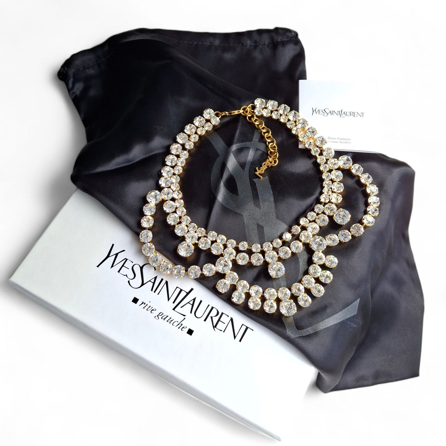 Vintage Yves Saint Laurent Rives Gauche Necklace