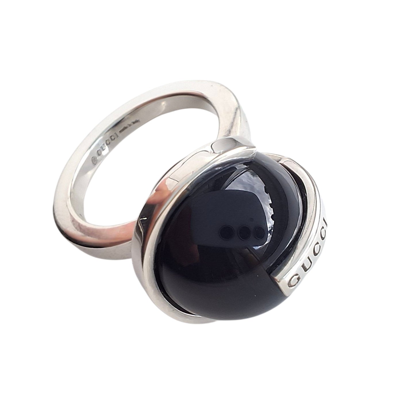 Vintage Gucci Silver Orb Ring