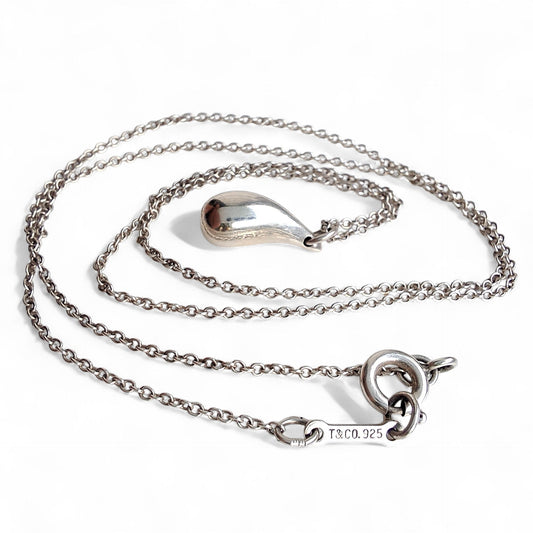 Tiffany & Co Teardrop Necklace by Elsa Peretti
