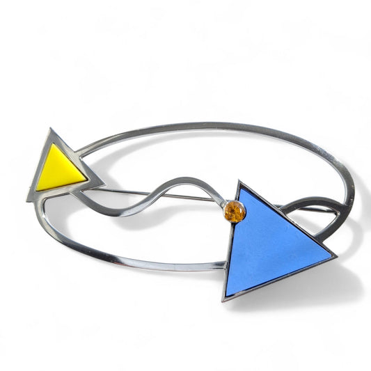 Vintage 1980s Memphis Pin Brooch by Mardi Jo Cohen