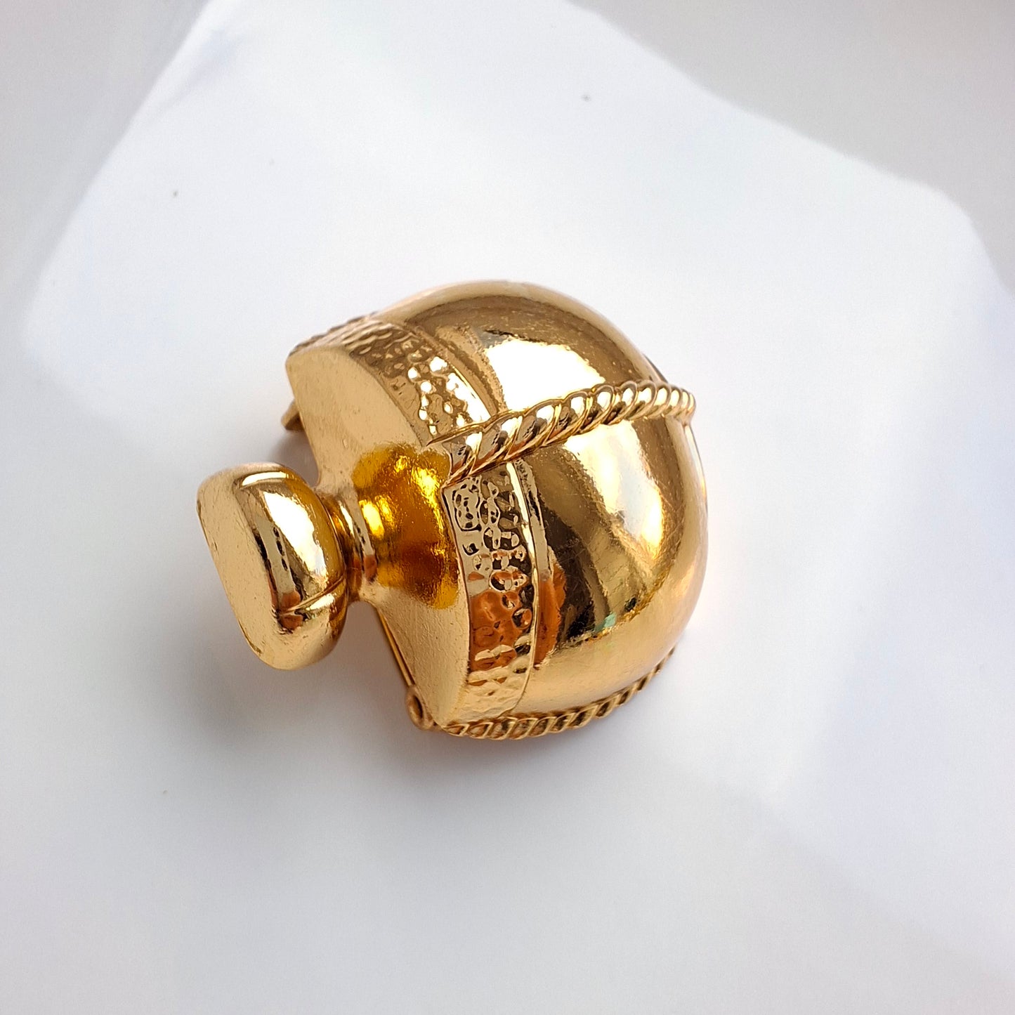 Vintage Yves Saint Laurent Perfume Bottle Brooch