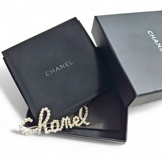 Chanel Logo Hair Clip