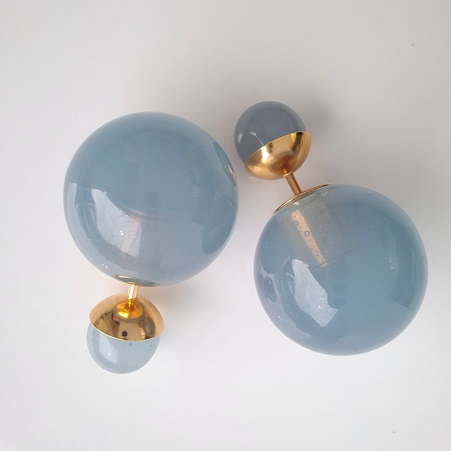 Dior Tribales Translucent Blue Earrings
