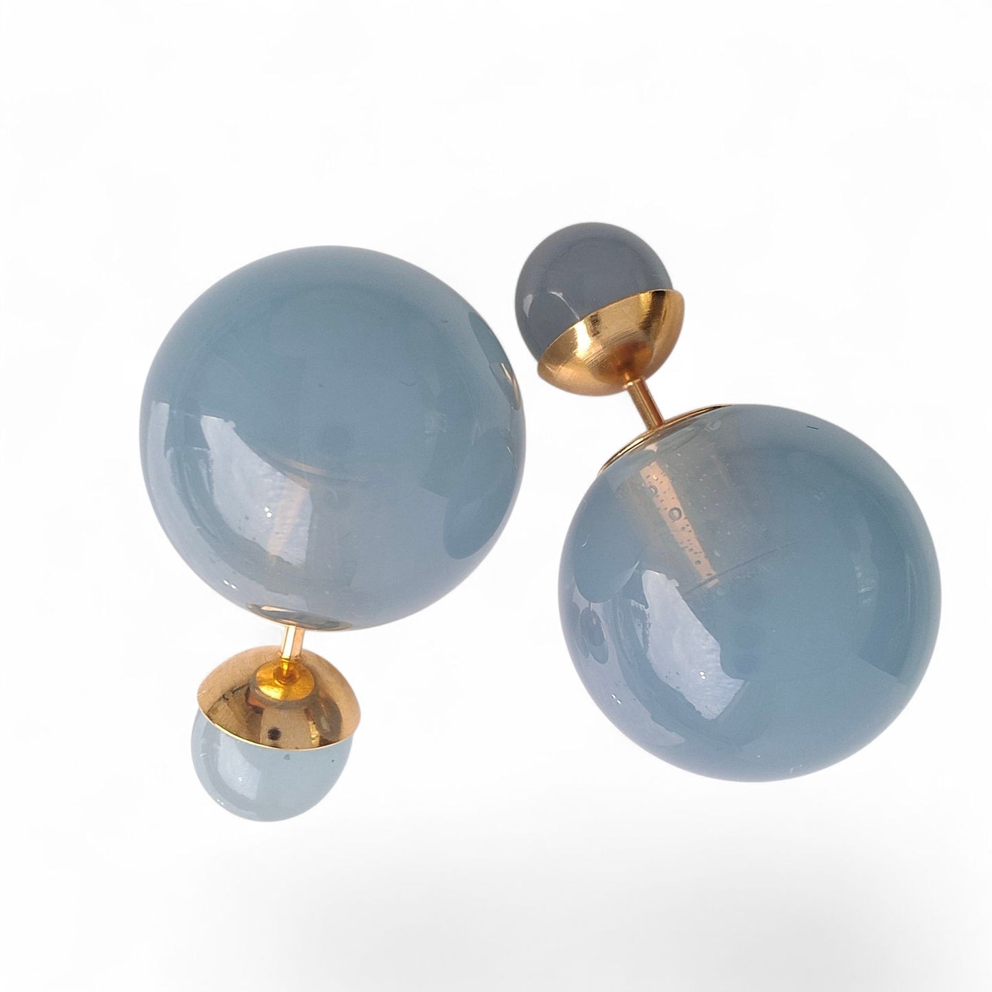 Dior Tribales Translucent Blue Earrings