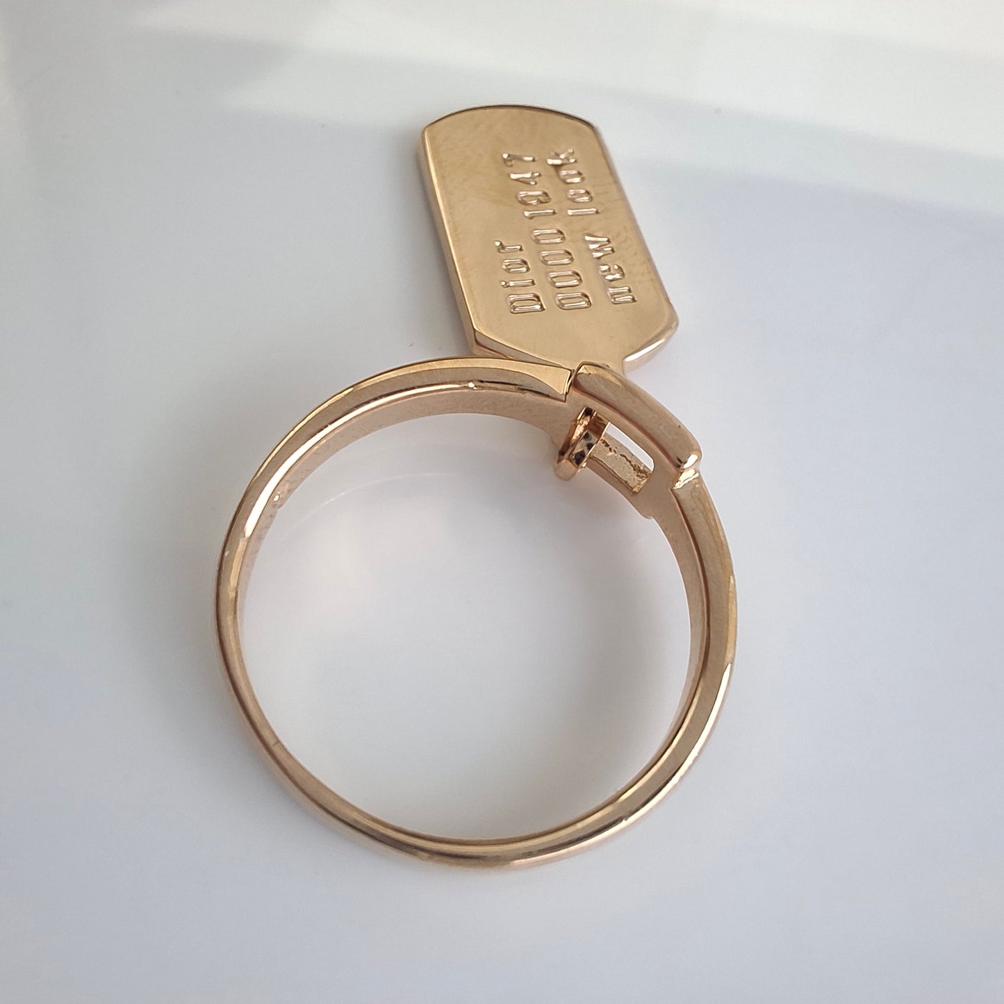 John Galliano Dior 1947 New Look Tag Ring