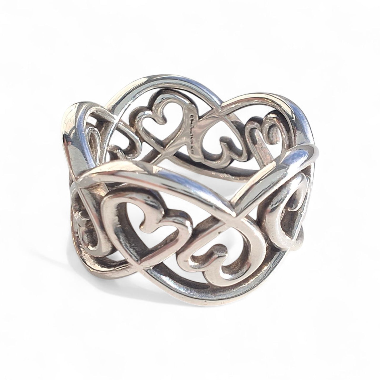 Paloma Picasso Tiffany & Co. Eternal Loving Hearts Wide Band Ring