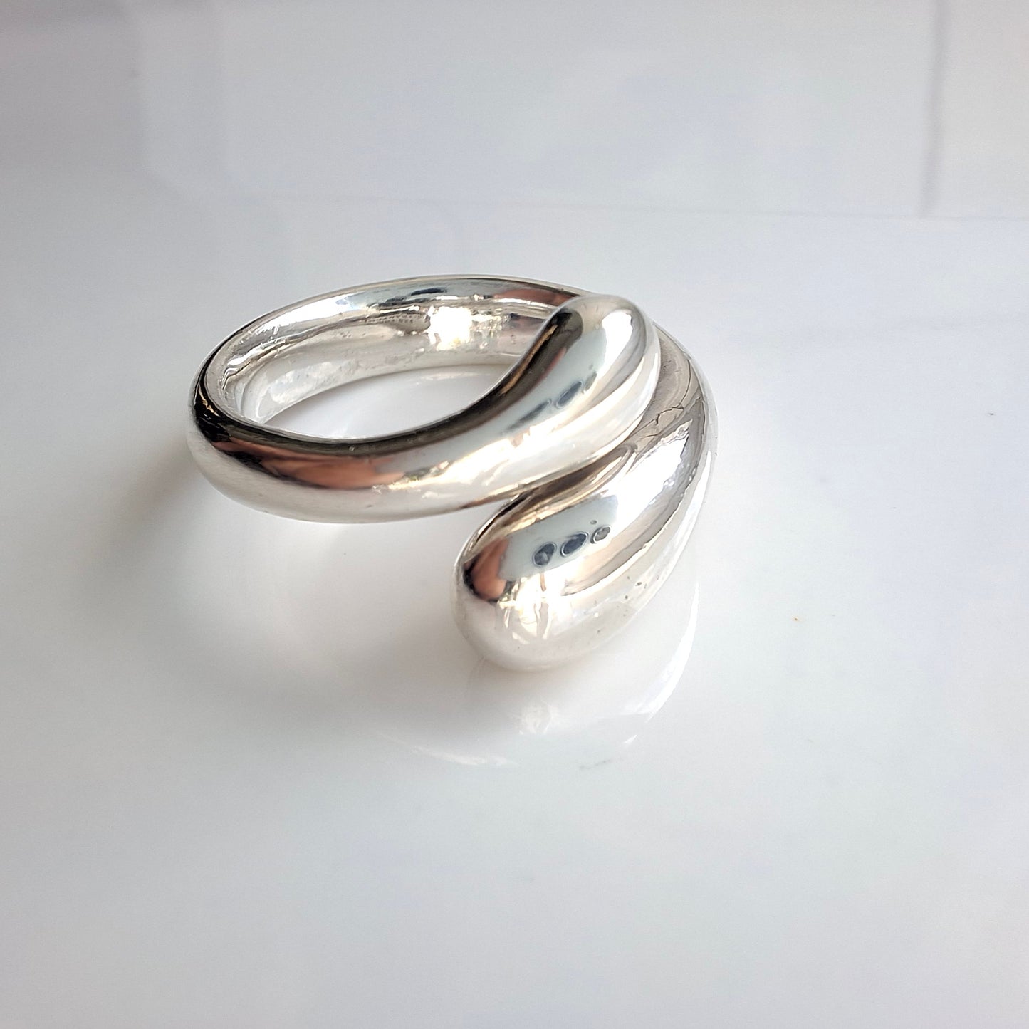 Vintage Elsa Peretti Sterling Silver Teardrop Ring