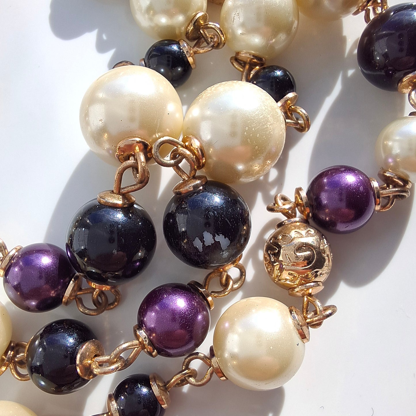 Chanel Multi Strand Beaded Staement Necklace