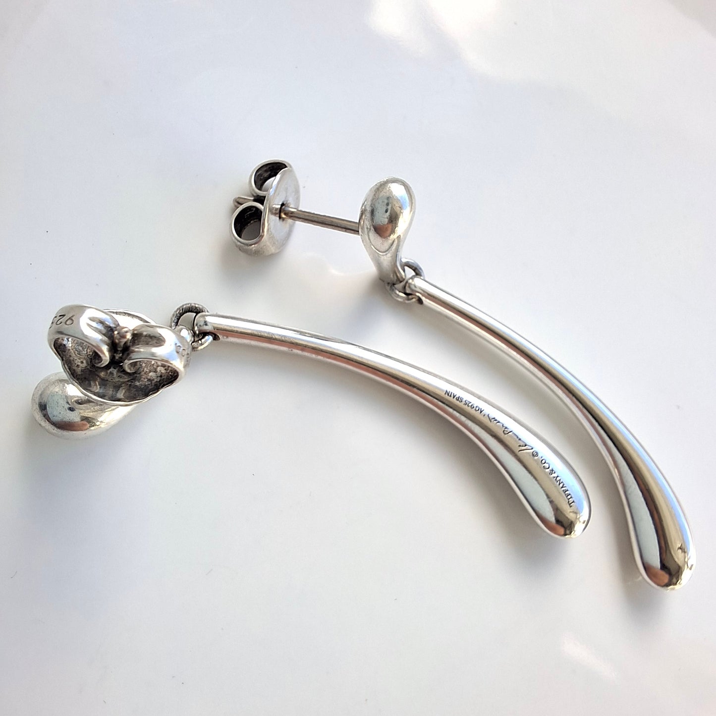 Vintage Elsa Peretti Teardrop Earrings in Sterling Silver