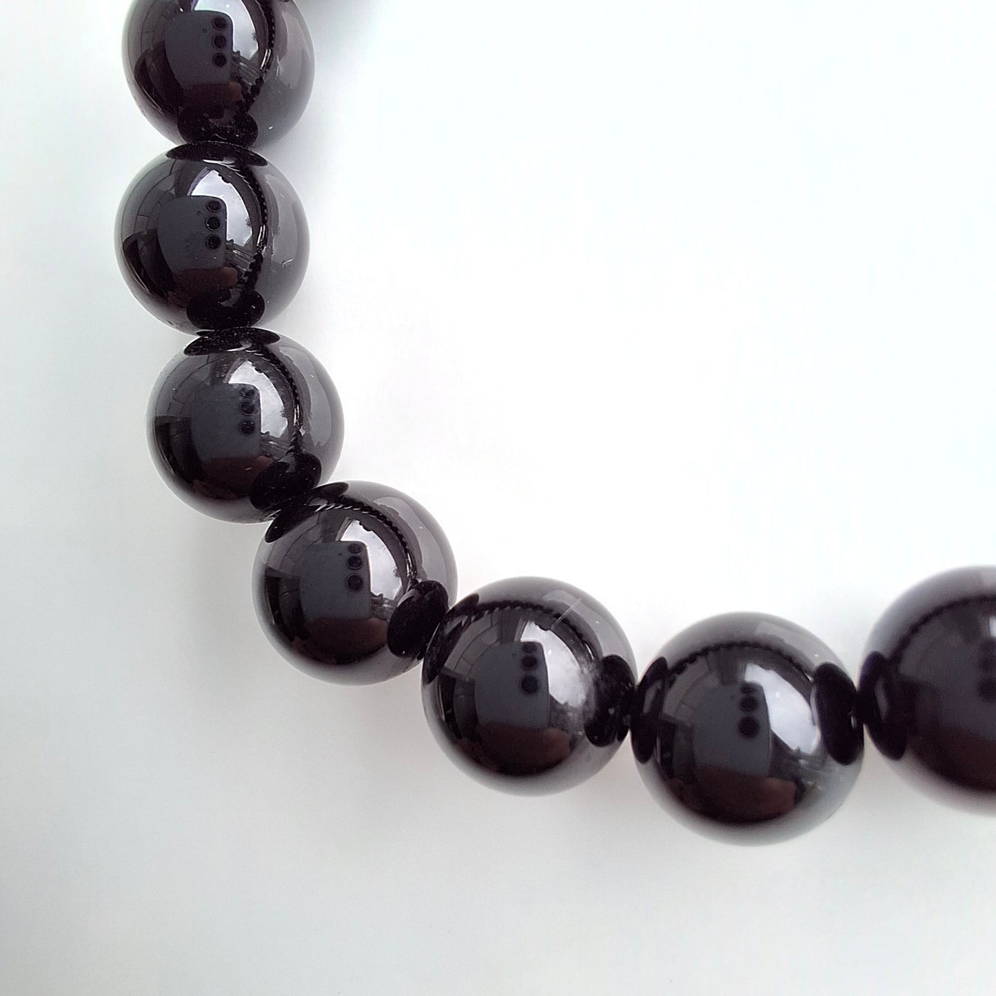 Vintage Tiffany & Co. Onyx and Sterling Silver Toggle Bracelet