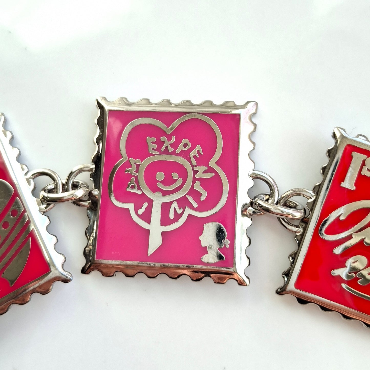 Vintage 1990s Vivienne Westwood Postage Stamp Bracelet