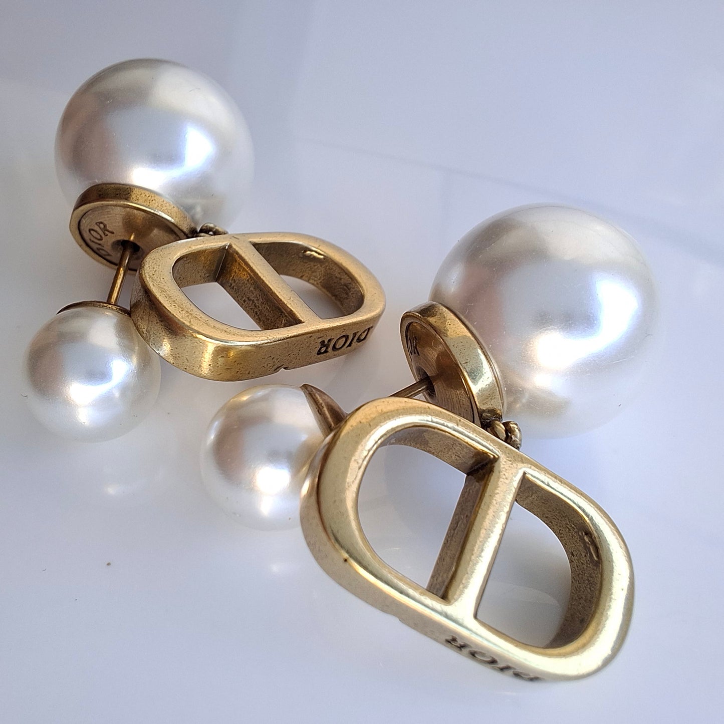 Dior Tribales CD Logo Earrings