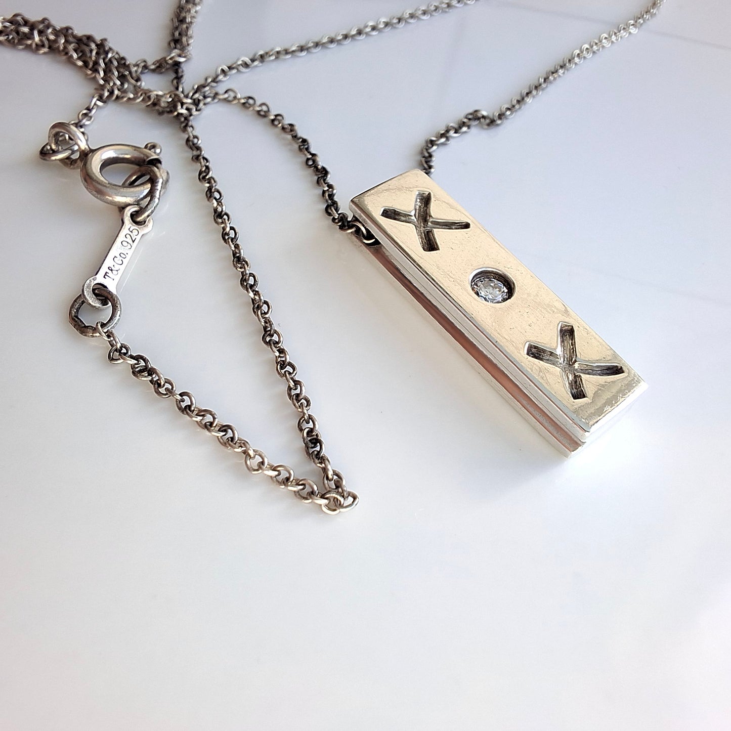Paloma Picasso Graffiti X Diamond Pendant Necklace