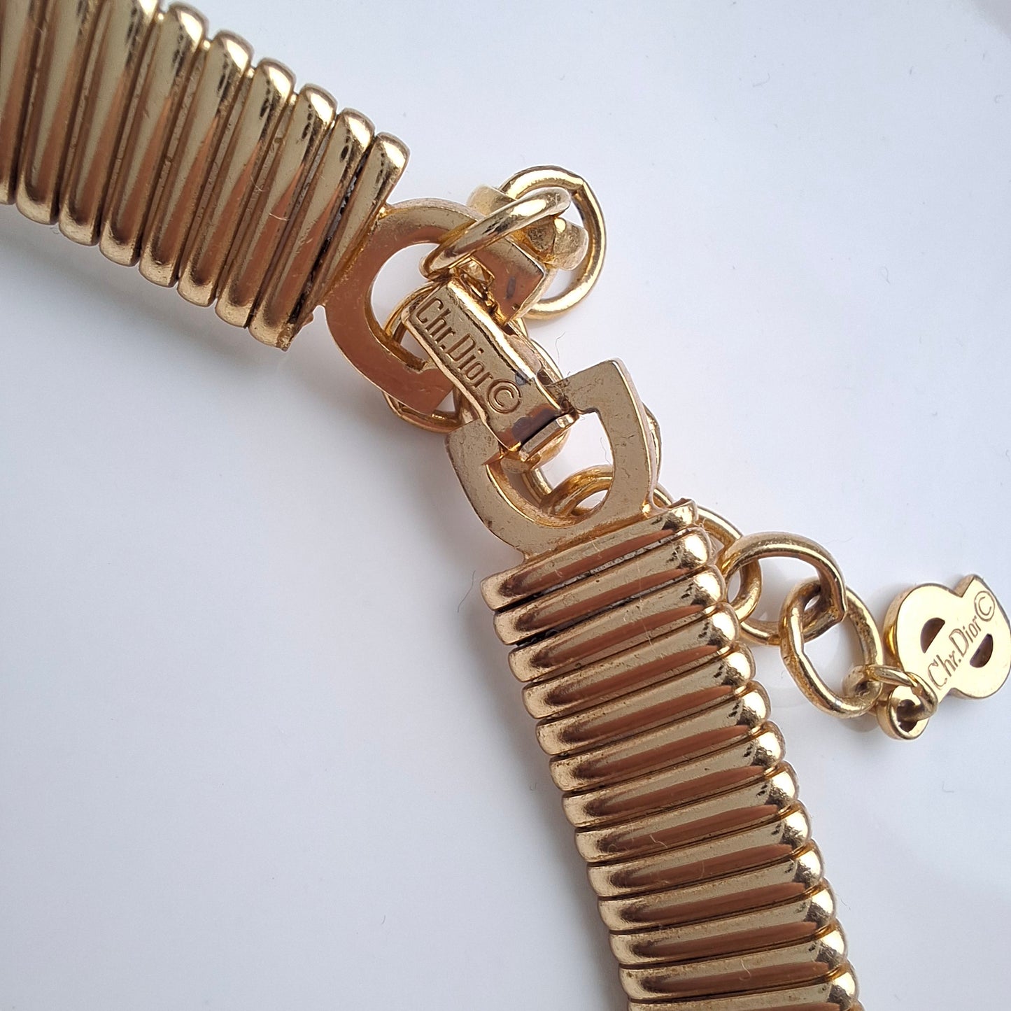 Vintage Christian Dior Omega Necklace