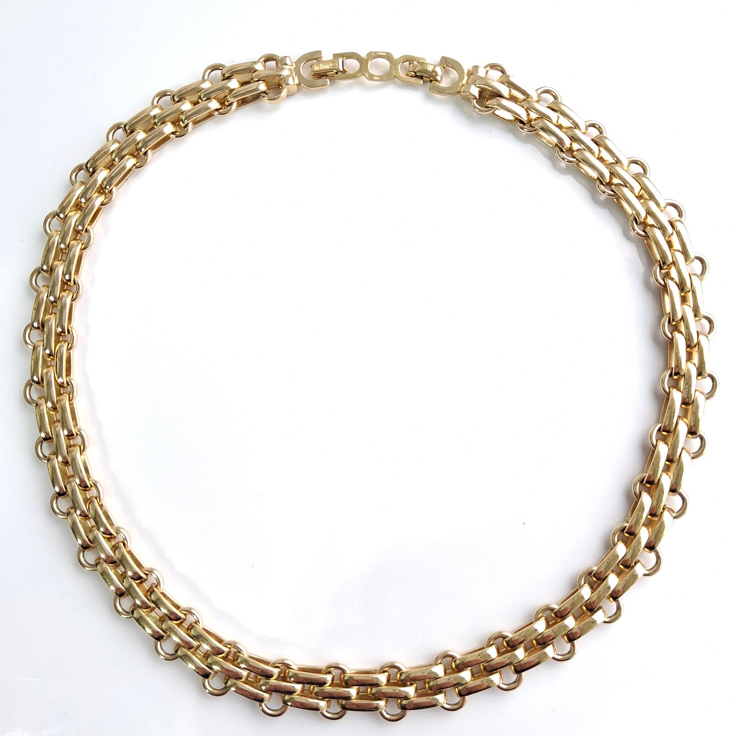 Vintage Christain Dior Fancy Link Necklace