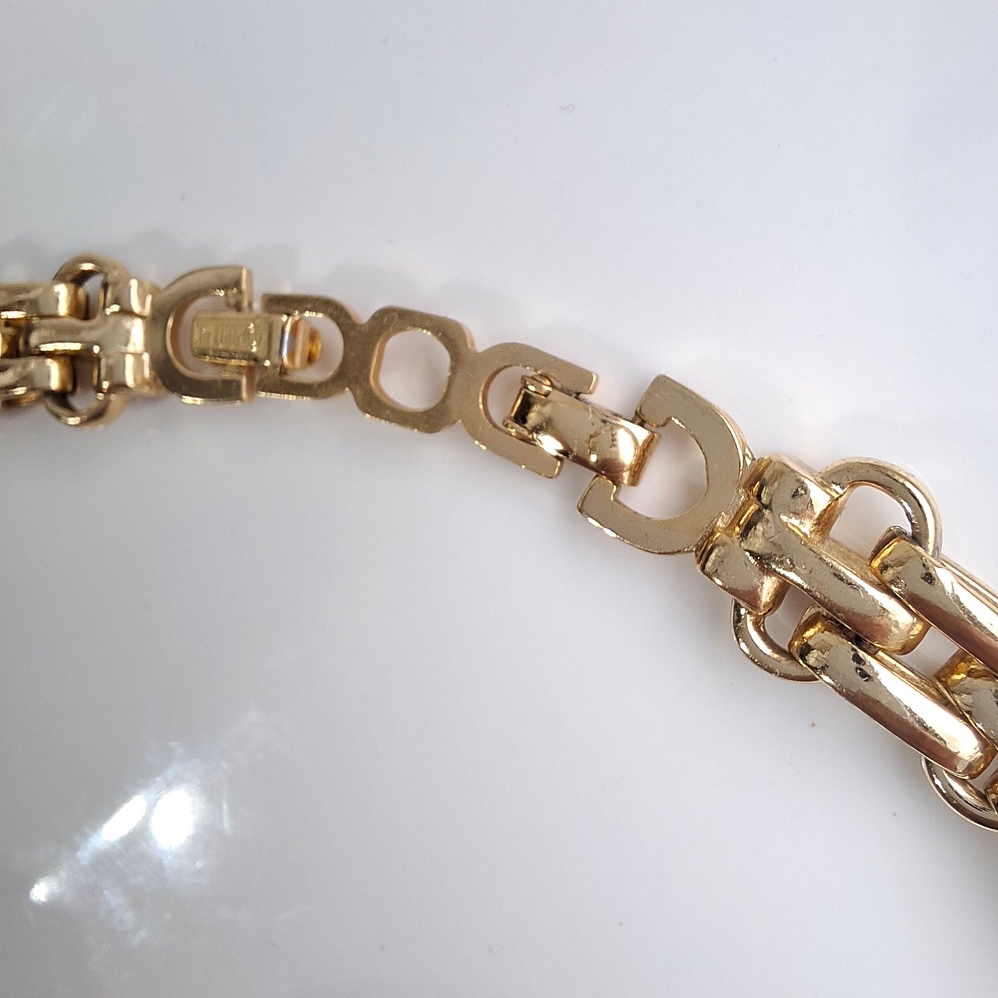 Vintage Christain Dior Fancy Link Necklace
