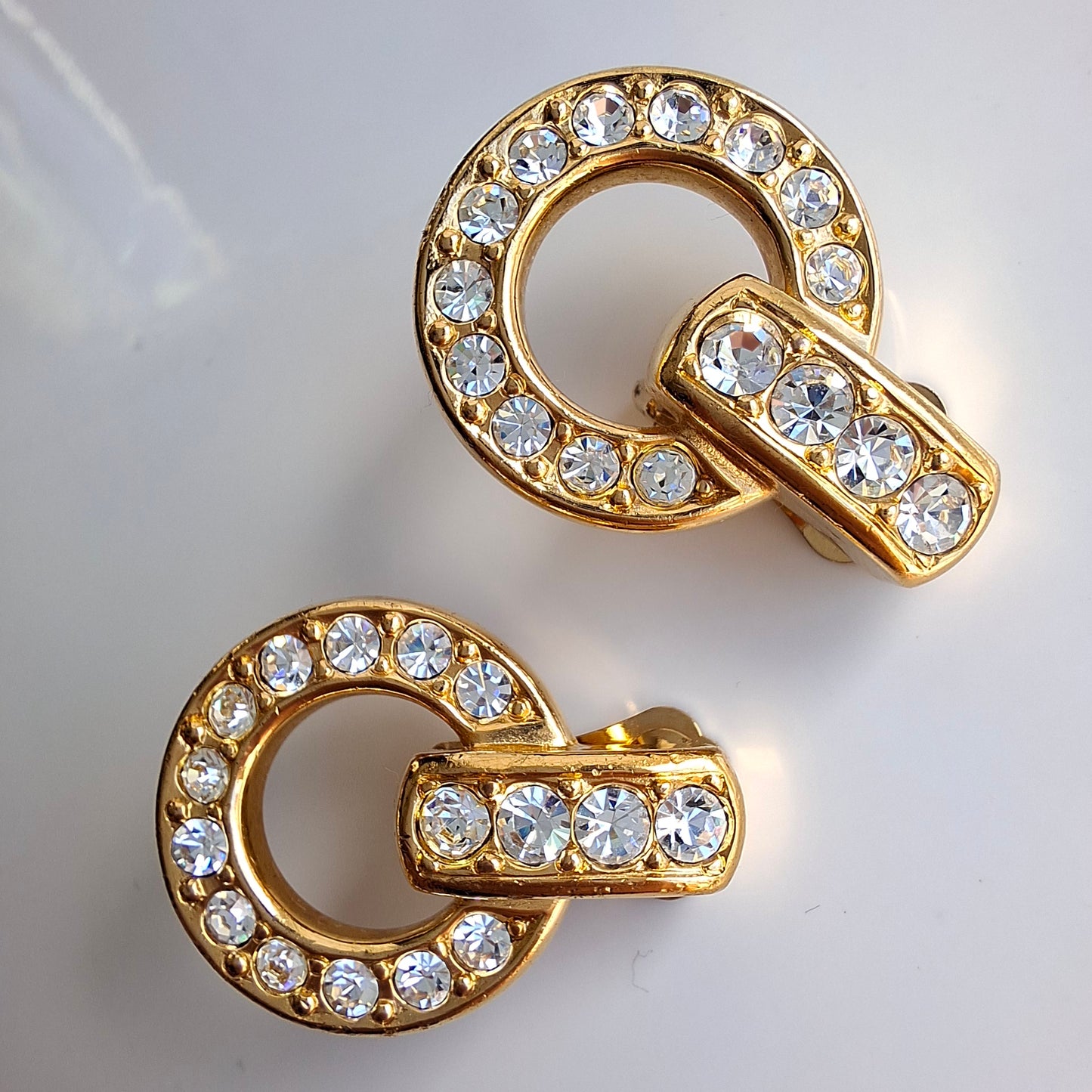 Christian Dior Crystal Earrings