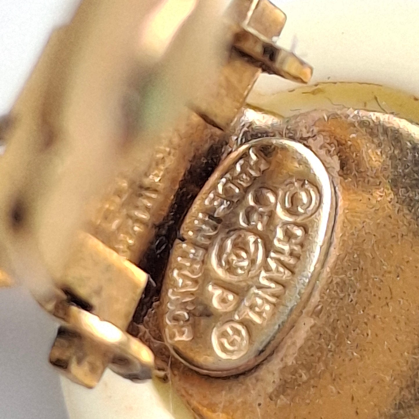 Vintage Chanel Camelia Earrings