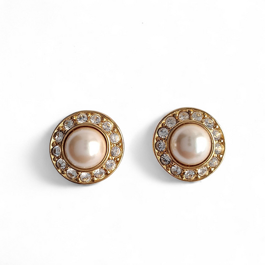 Vintage Christian Dior Stud Earrings